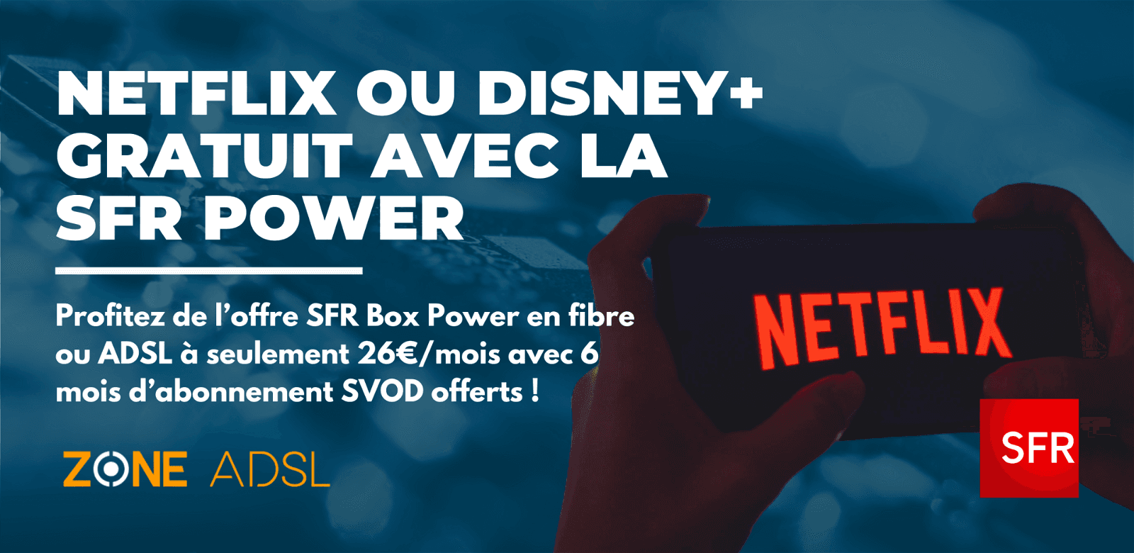 Netflix ou Disney+ gratuit