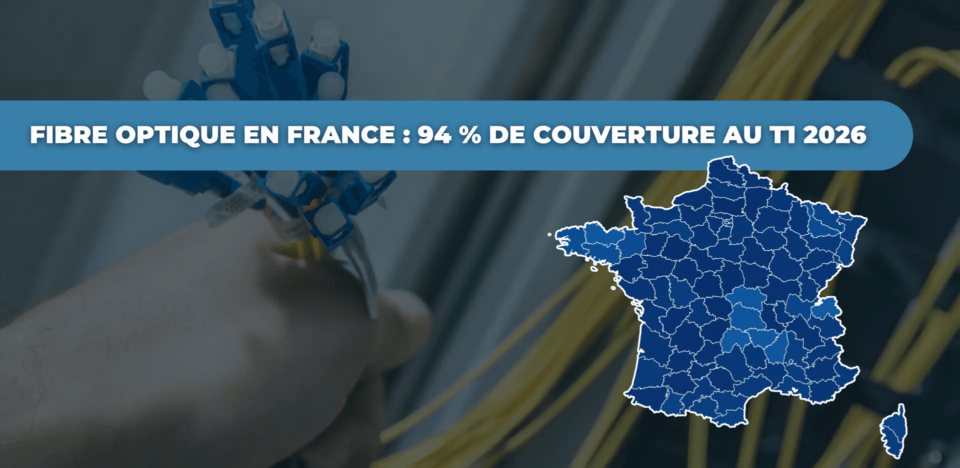 Couverture fibre sur le territoire français