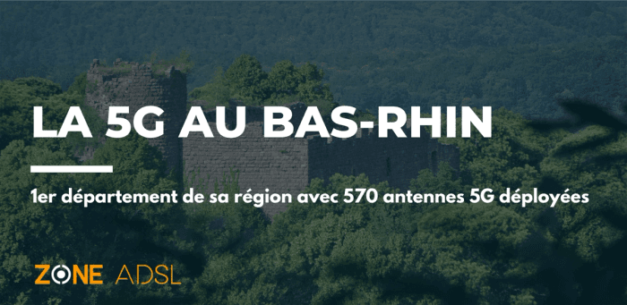 Bas-Rhin : le 1e département de sa région à avoir plus de 550 antennes 5G déployées