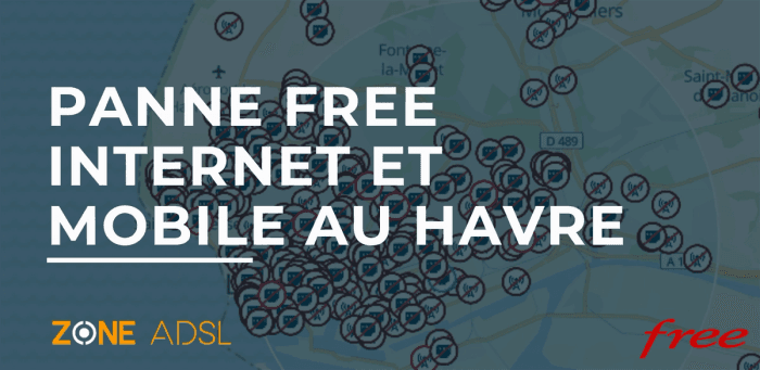 Le Havre sans signal internet et mobile : tout le réseau Free est tombé