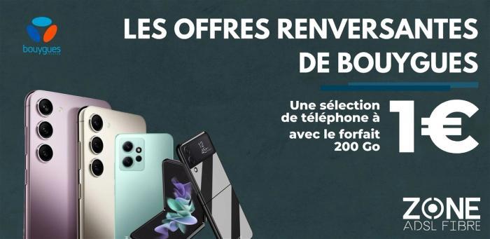 Les Offres Renversantes de Bouygues: des smartphones à 1€ avec des forfaits avantageux !