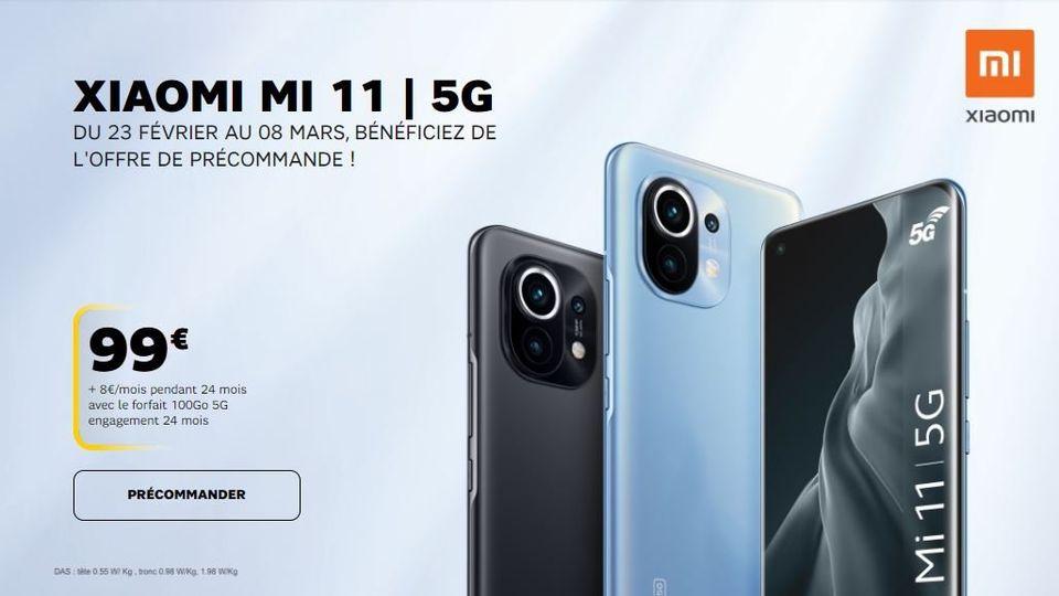 Smartphone Xiaomi Mi 11 5G SFR