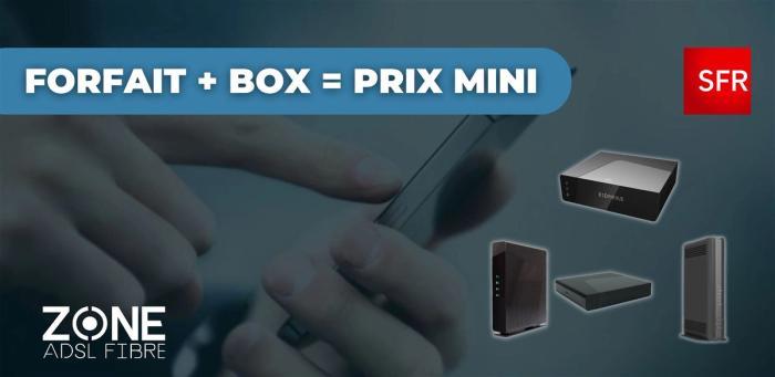 🏆 Forfait mobile + box internet à prix réduit grâce à SFR