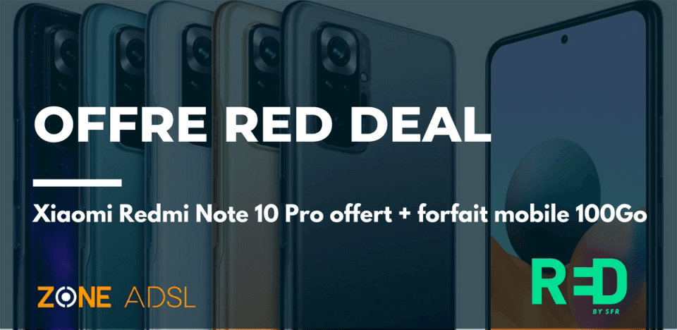 RED DEAL forfait 100Go + Smartphone offert 