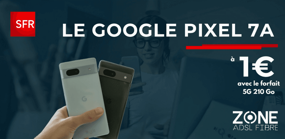 smartphone telephone google pixel 7a sfr