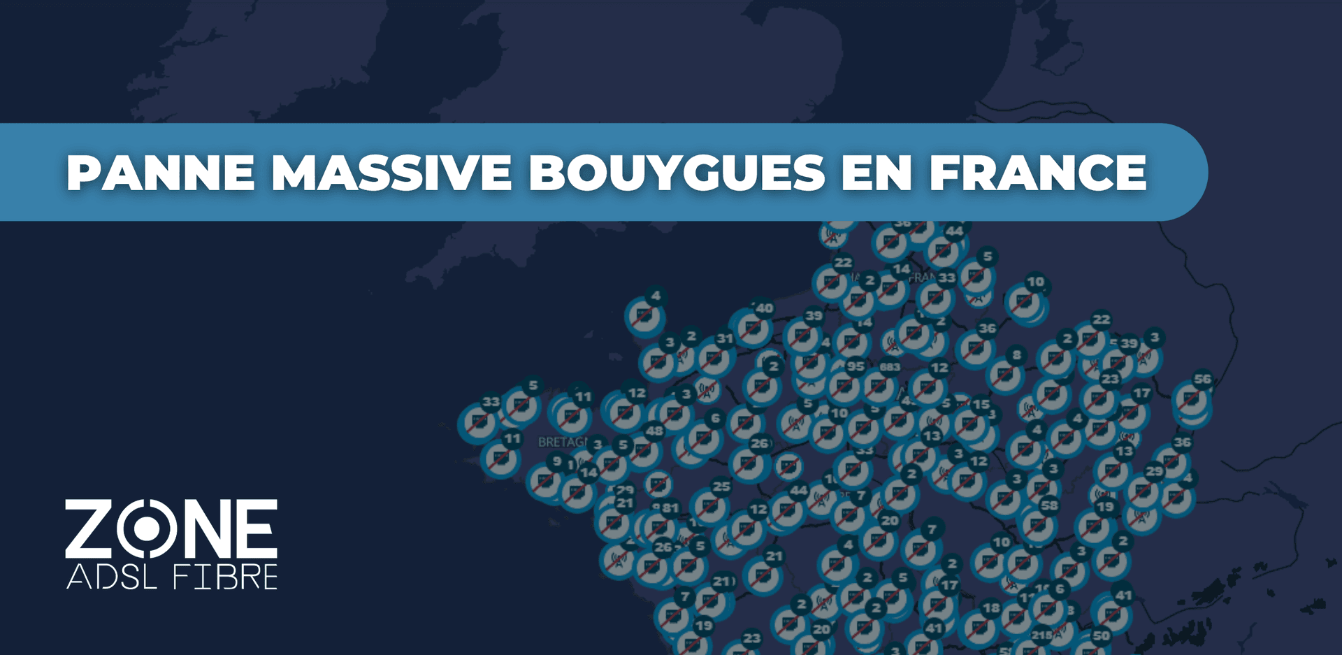 Panne massive Bouygues Telecom France