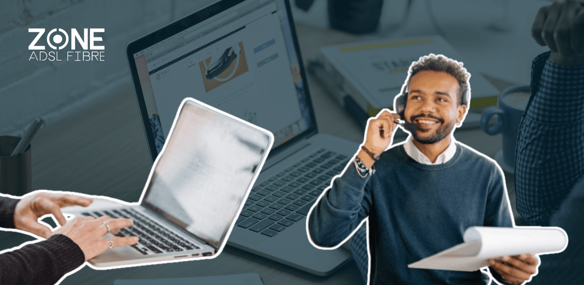 Service client internet