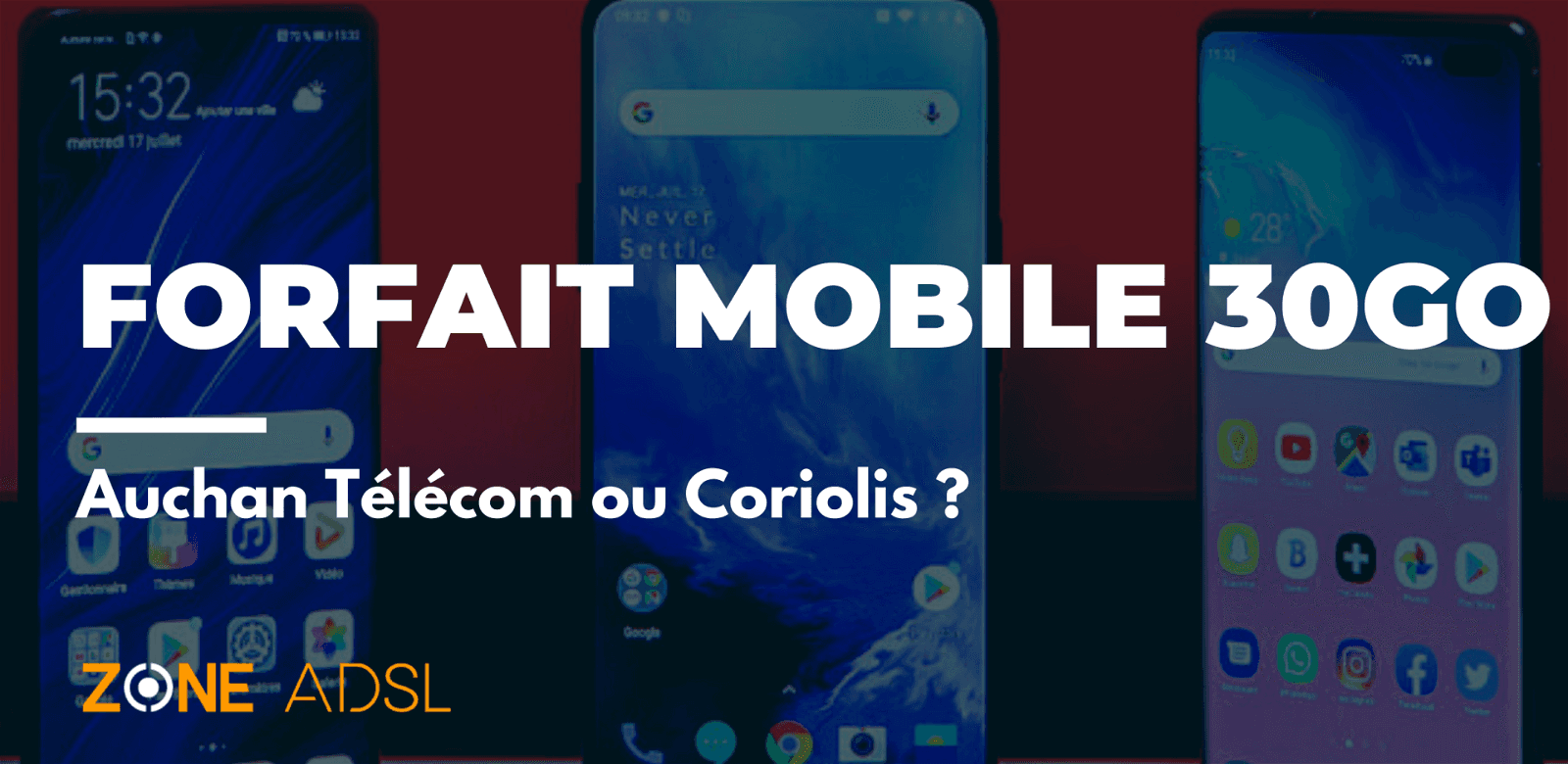 Forfait mobile 30Go