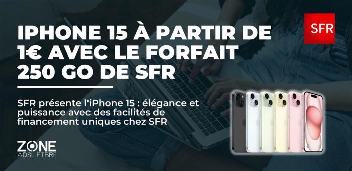iPhone 15 et SFR : la technologie de demain, accessible aujourd'hui à partir de 1€