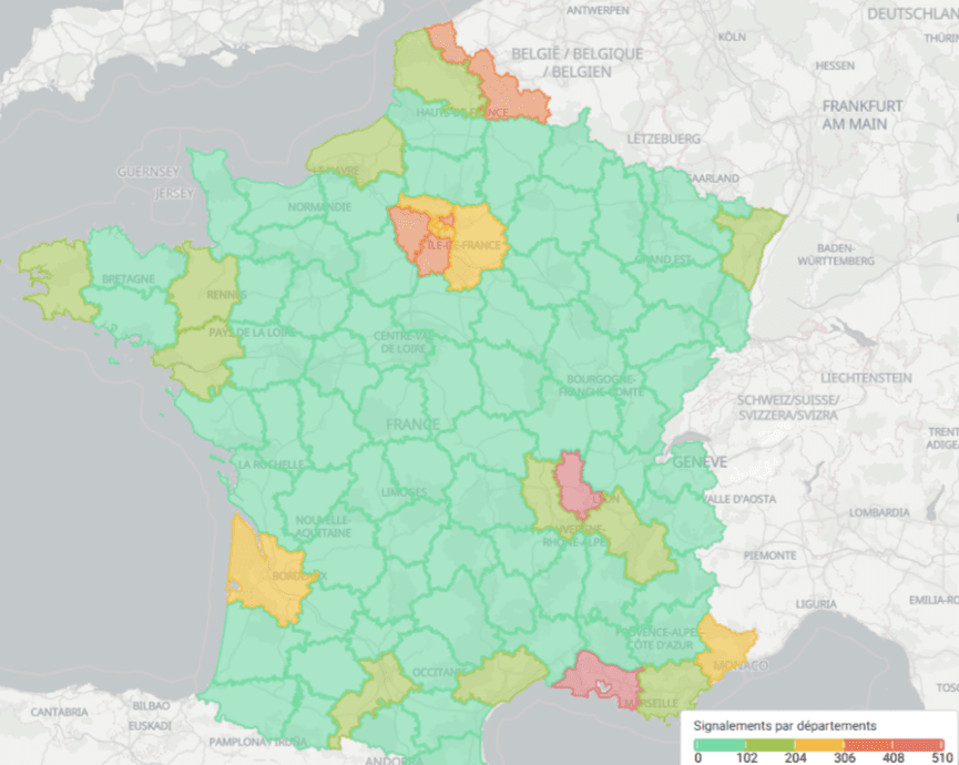 Cartes pannes Bouygues Telecom