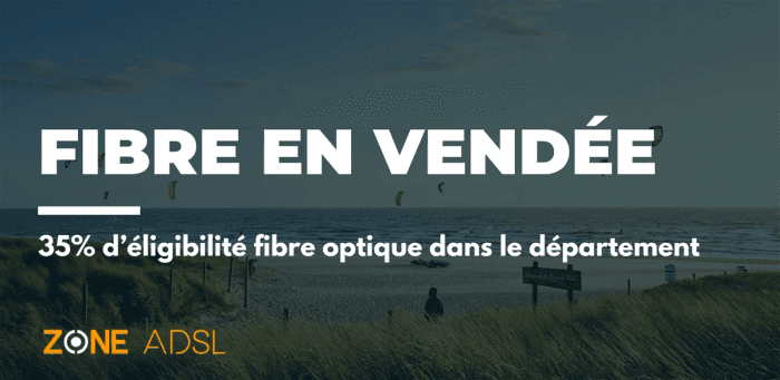 Vendée : top 10 des départements de France les moins couverts en fibre