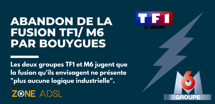 Le groupe Bouygues renonce au projet de fusion TF1/M6