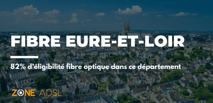 Eure-et-Loir : plus de 4 habitants sur 5 couverts en fibre optique dans le département