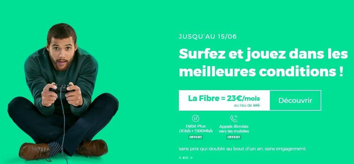 offre box fibre red by sfr