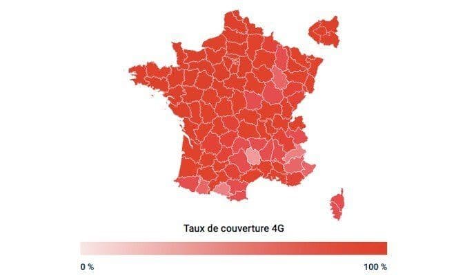 sfr carte couverture 4G 2020