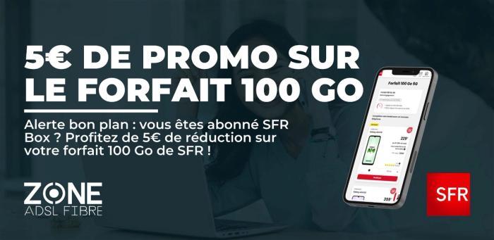 Forfait mobile SFR 100 Go : tout ce qu'il vous faut pour une connectivité sans limites !