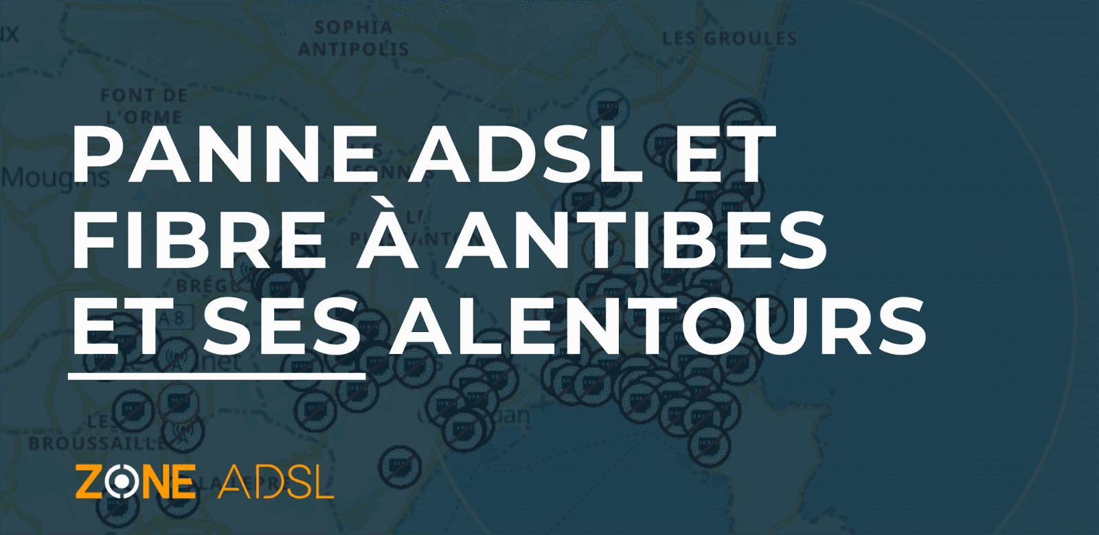 Panne internet à Antibes