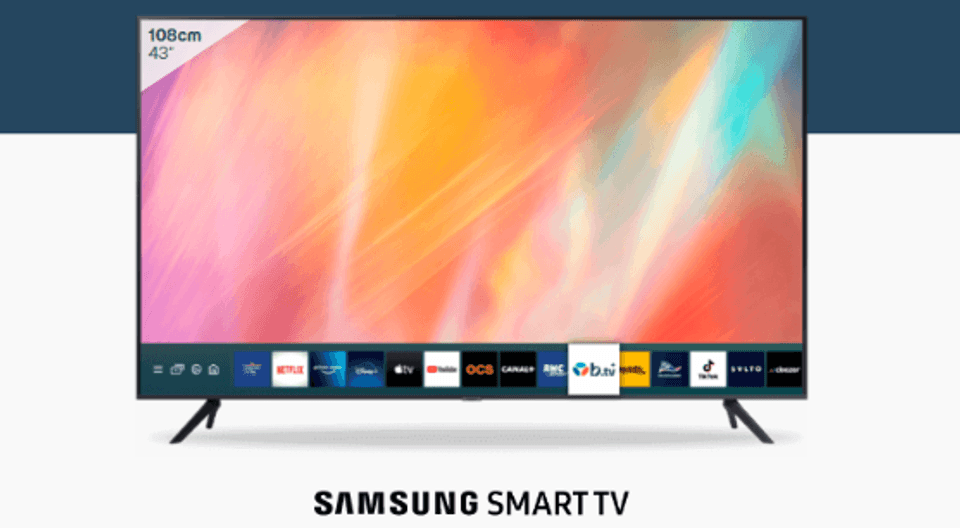 Vente Flash - En ce moment la Samsung Smart TV est à 29€ seulement avec la Bbox Smart TV fibre