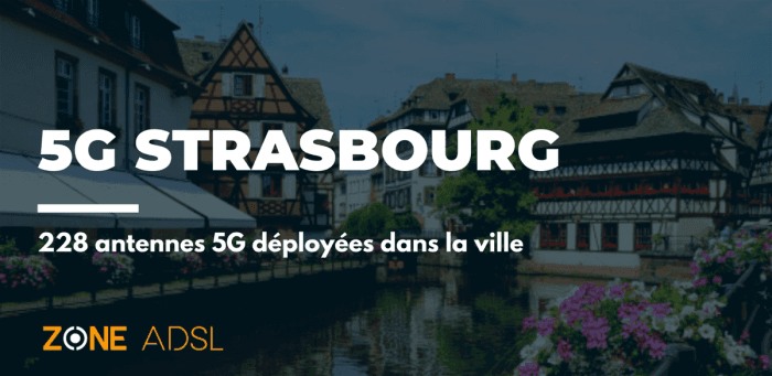 Strasbourg gagne une place sur le classement national 5G