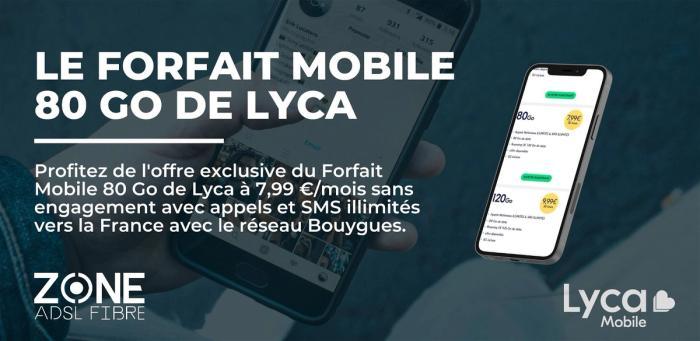 Forfait Mobile 80 Go de Lyca : l’offre qui couvrira tous vos besoins !