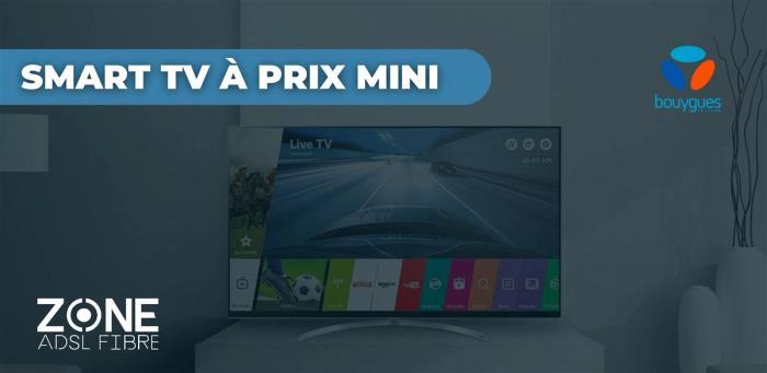 ⚠️ Offre limitée : votre Smart TV Samsung + Bbox fibre à -92%