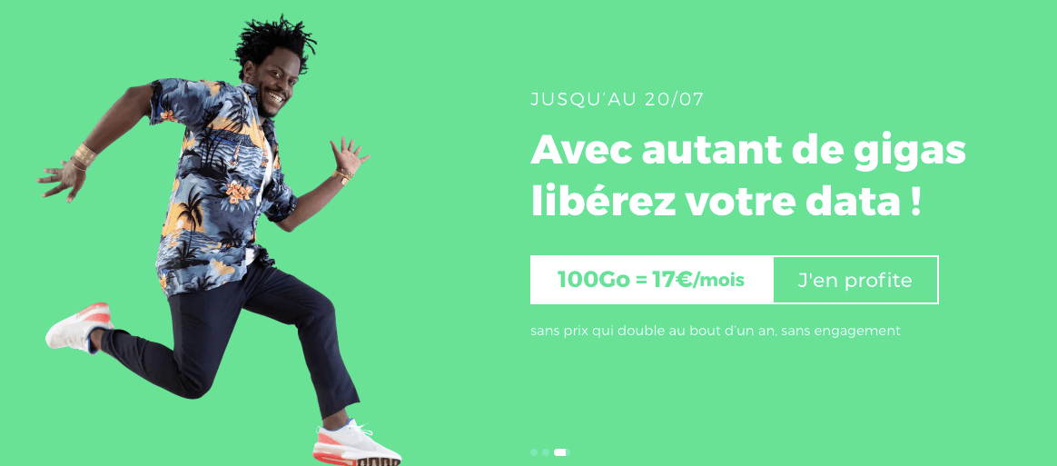 forfait mobile 100 Go red