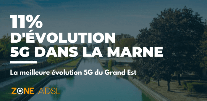 La meilleure évolution 5G du Grand Est : la Marne développe son nombre d'antennes 5G